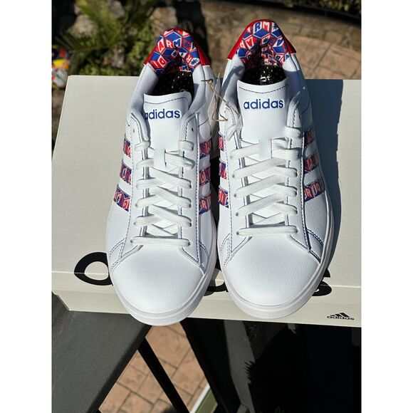 NEW Adidas Farm Rio Womens Grand Court 2.0 Low Casual Sneaker - 9.5 - Picture 3 of 12